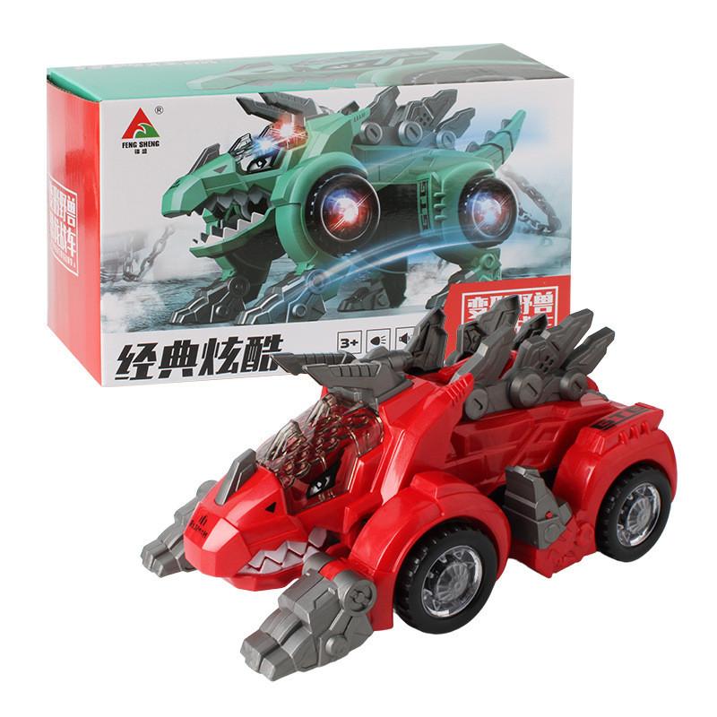 Véhicule Transformable Dragon Triangulaire Électrique Passionnant Avec Lumières Colorées Et Musique Pour Enfants