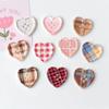 10Pcs New Cute Buttons Love Shape Floral Garment Ornaments Vintage DIY Accessory