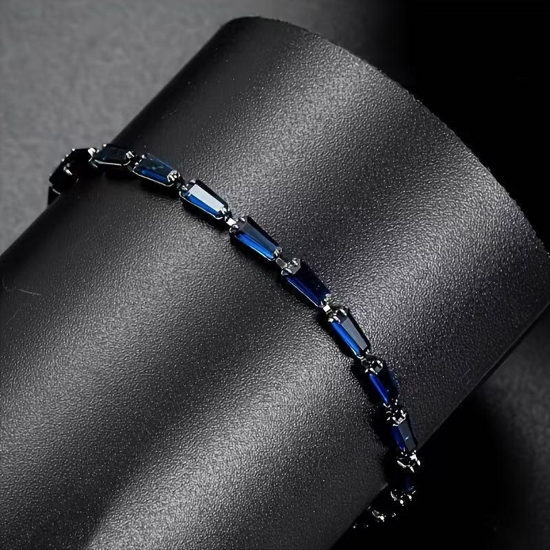 European Copper Chain Zircon Tennis Bracelet - Unisex Versatile Jewelry