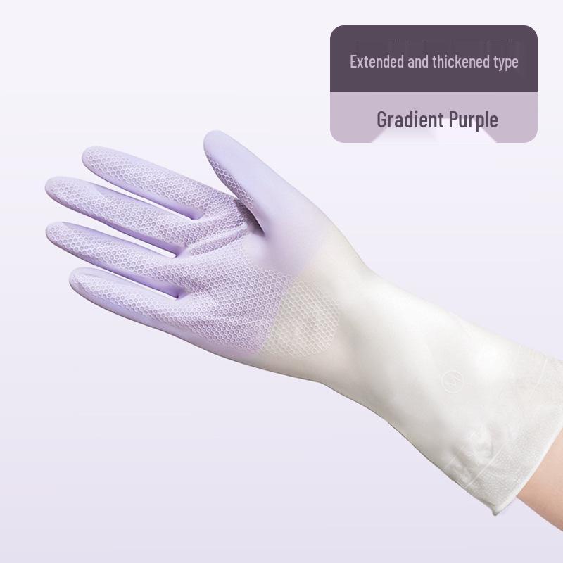 

Толстые Прочные Водонепроницаемые Резиновые Перчатки для Мытья Посуды и Уборки для Кухни и Дома Medium (110-140 lbs)