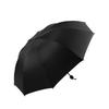 Dual-Use Automatic Umbrella for Men & Women: Sun & Rain Protection with black glue sunshade. Customizable with printed logo, fits two people.