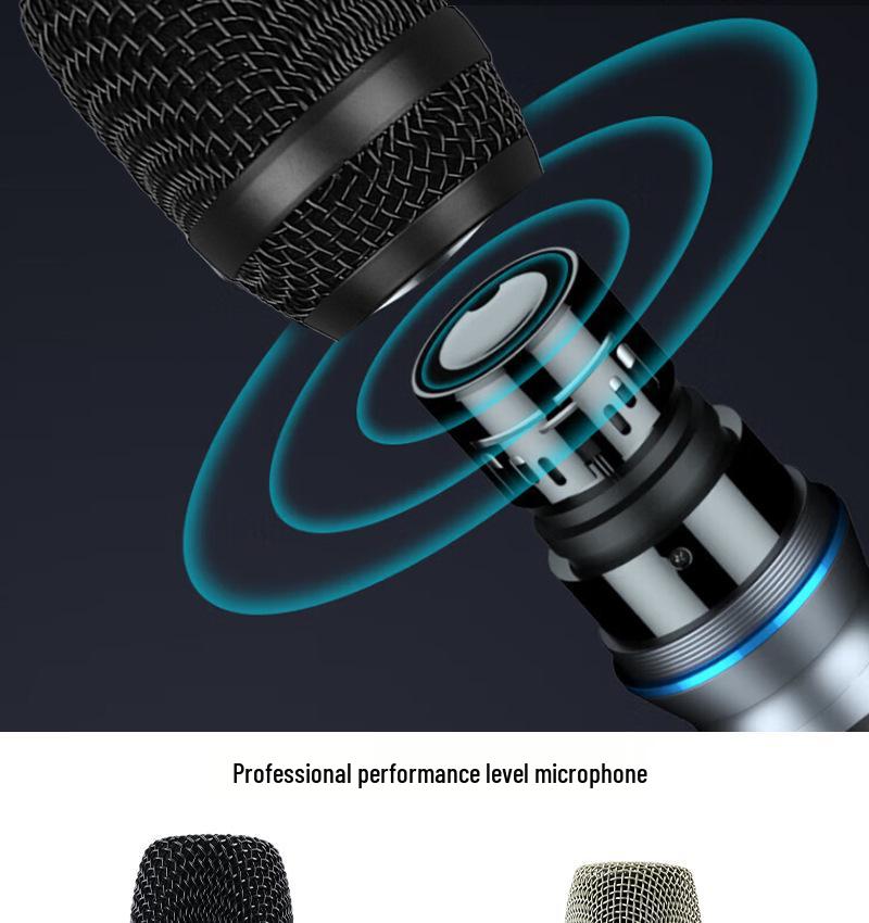 Dual UHF Wireless Microphones for Stage, Home, KTV, and Outdoor Speaker Performances