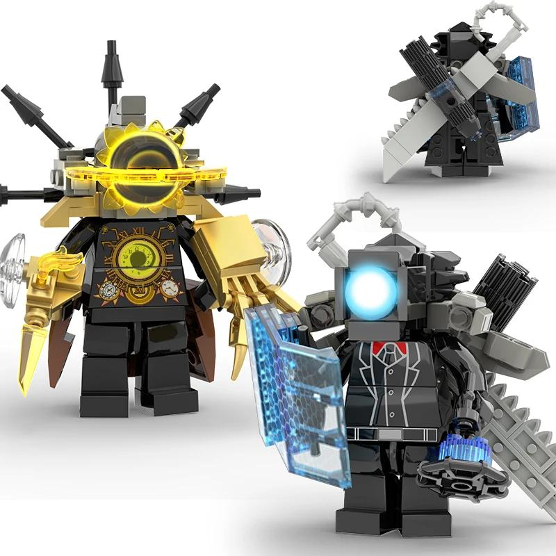 Nouvelles Figurines d'Action Multi-Articulées Skibidi Toileted TVman Blocs de Construction Modèle TVman Speakerman Cameraman Jouets pour Cadeau d'Enfant