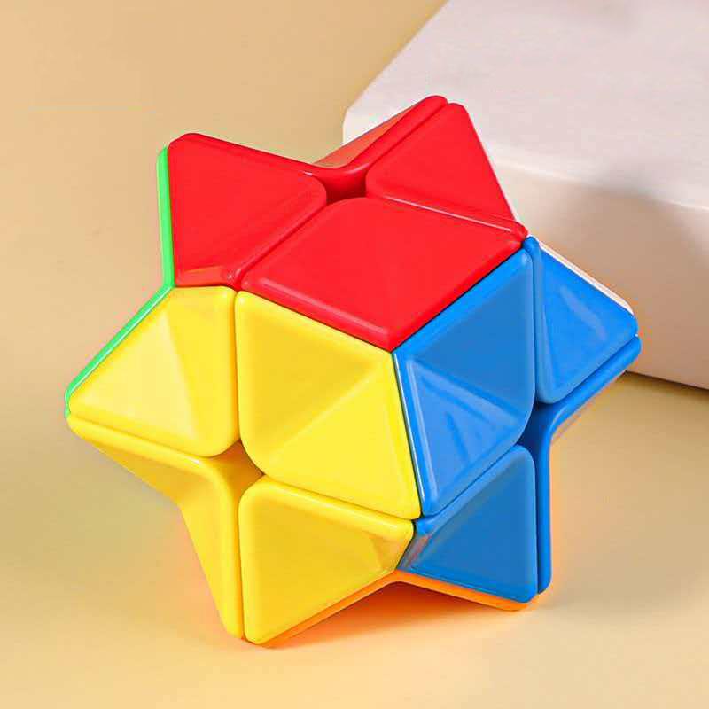 2x2x2 Polygon Speed Cube Educational Puzzle Sensory Fidget Anxiety Stress Relief Cube Kids Brain Teaser Intelligence Development
