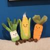 Spring Vegetable Plush Toy Set With Sponge Filling For Kids And Adults