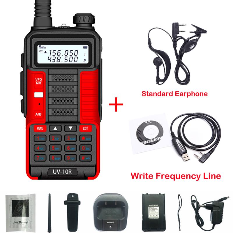 BAOFENG UV10R V2 10W Powerful 50KM Wireless Long Range Walkie Talkie Channel Update from UV-5R UV5R Ham Two Way Radio