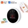 Tuya WiFi Gas Sensor Natural Gas Leakage Detector Kitchen Sound Home Security Alarm Smart Life APP Control