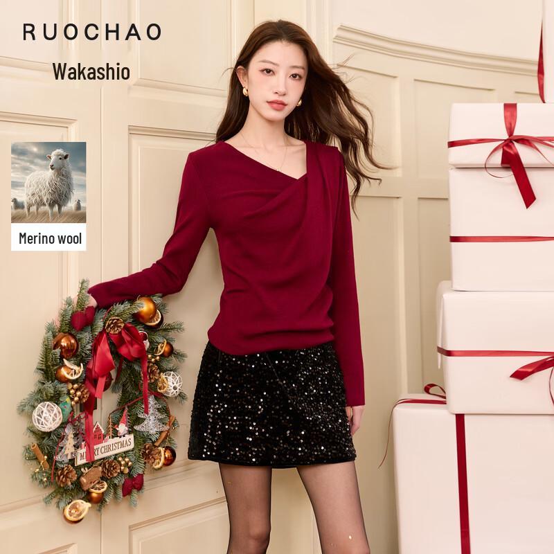 

Sancai 2026 Spring Plus Size V-Neck Knit Sweater L