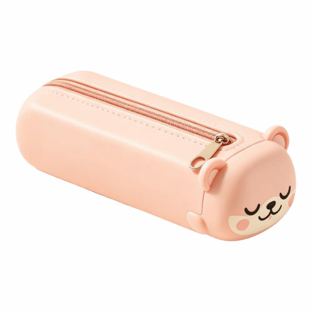 Large-capacity Silicone Pencil Case Cute Stationery Bag Kids Stationery Bag Pen Pouch  Kids