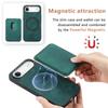 For iPhone Air Case Compatible with MagSafe Leather Back Cover with Detachable Card Holder