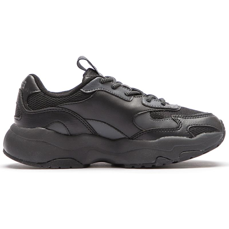 MLB Big Ball Chunky Textile, Artificial Leather Abrasion Resistant Height Increasing Low top Chunky Sneakers Unisex Sneakers 3ASHC311N-07BKS