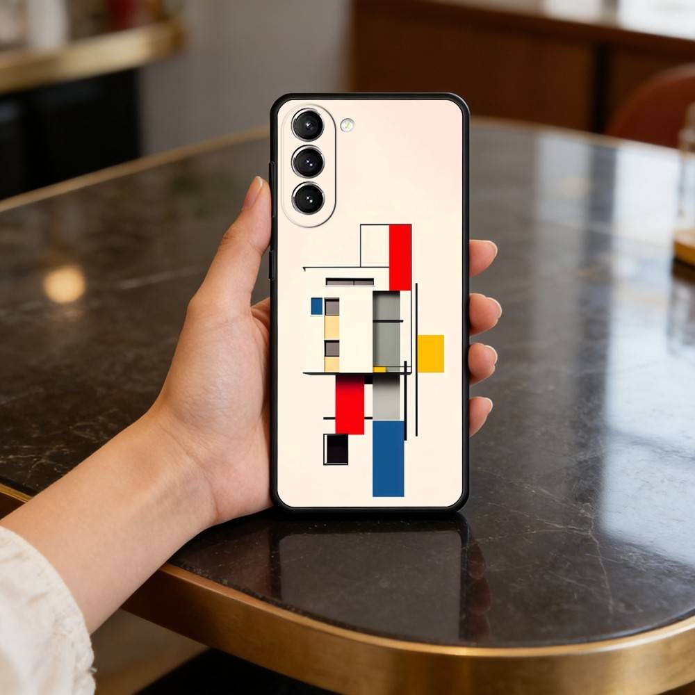 G-Geometric B-Bauhaus art Case for Samsung Galaxy S21 S25 FE S24 S23 Ultra S20 S9 S22 Plus S10 TPU Cover