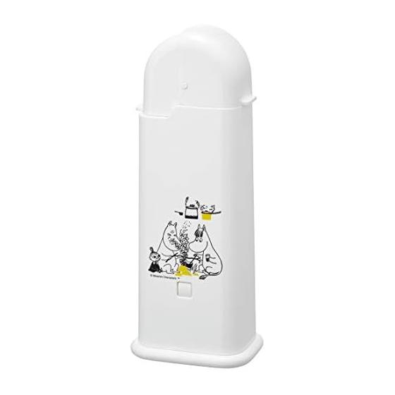 Skater Chopstick Holder with Lid, Moomin Kitchen TW81, Dustproof Rotating Lid, Separated Storage for Adult/Children s Chopsticks, Easy to Clean