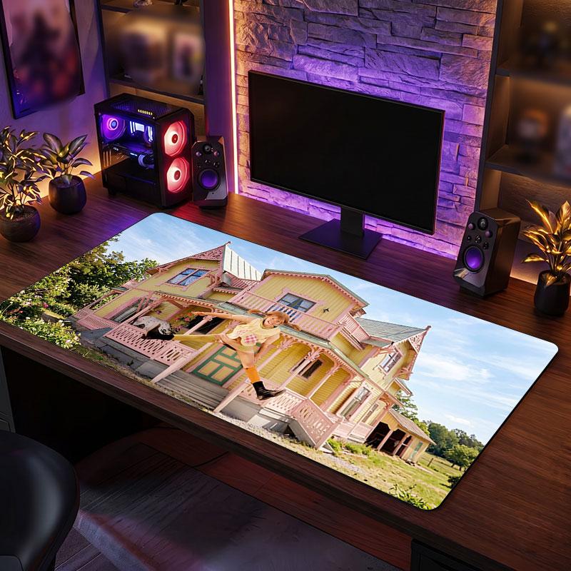 Big Mouse PadPippi Longstocking Extended Soft Desk Mat Gaming Office Computer Table Decor Mat