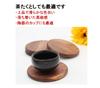 Wooden Tea Coasters, Natural Walnut, Flat Round, Set of 4, Insulated, Waterproof, Stylish, Perfect for Cafes and Coffee