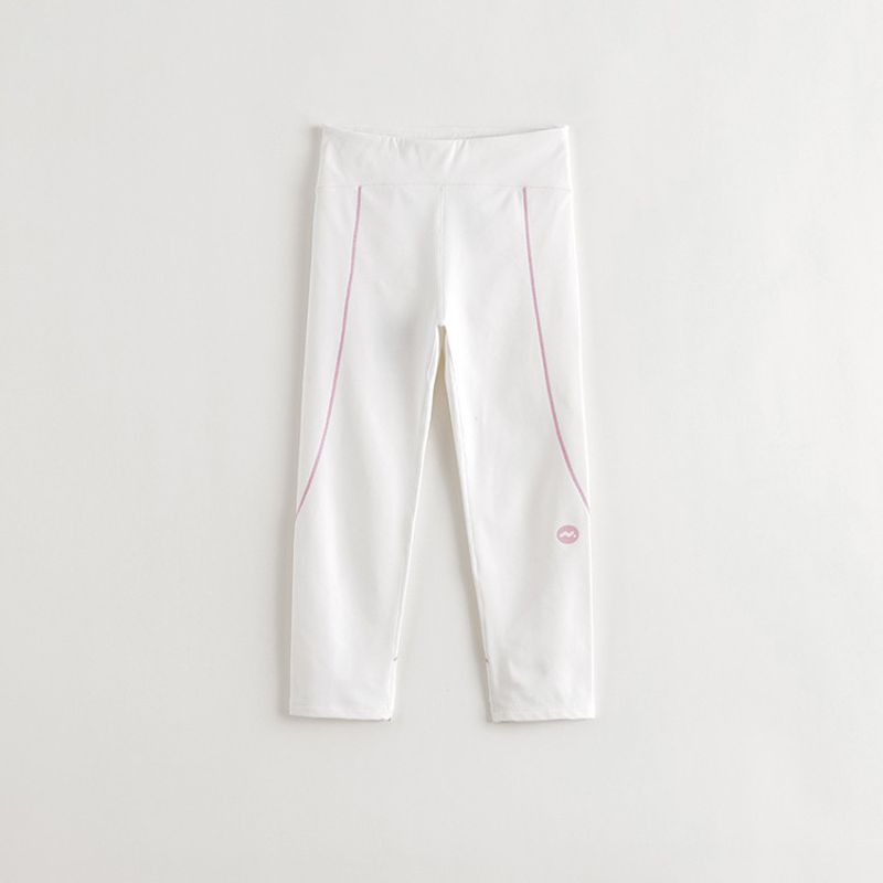 [Cloud-Like High Elasticity] Mark Jenny Girls  Soft and Skin-Friendly Yoga Pants, Children s Pants, New Spring Collection 551722 raw white 140