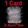 Bimoo 5m/card 2.5cm Wide Crystal Flash Chenille Tinsel for Krystal Woolly Bugger Tying Material Streamer Body Ribbing