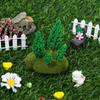 Garden Railroad Decoration Miniature Pine Tree Scene Model Micro Landscape Artificial Greenery