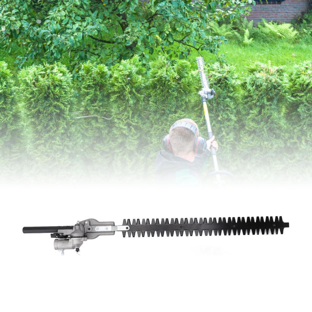 Hedge Trimmer Head 9 Spline High Pole Brush Grass Cutter Harvester Mower For Garden Tools Spare Parts