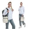 Bees Collect Honey Pattern Insulated Lunch Bag for Women Children Portable Food Boxes Thermal Lunch Box Tote