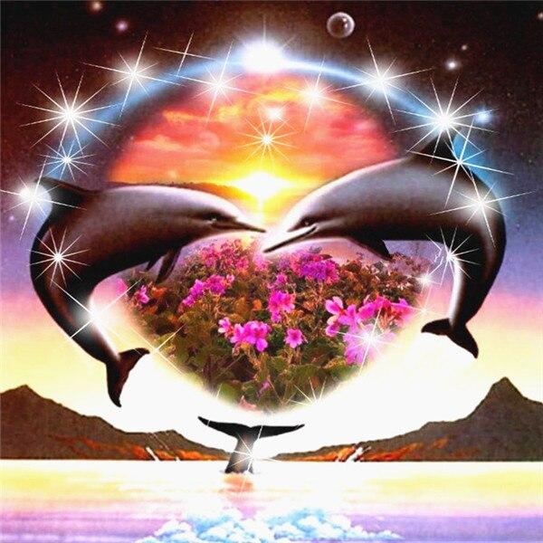 Full Square/Round Diamond Painting Landscape Seaside 5D DIY Diamond Embroidery Sale Mountain Mosaic Handmade Gift