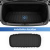 Smabee for Tesla Model Y Juniper Standard RWD 2025 2026 Rear Trunk Seat Backrest Cushion Anti-Kick Mat TPE Trunk Protection Pad