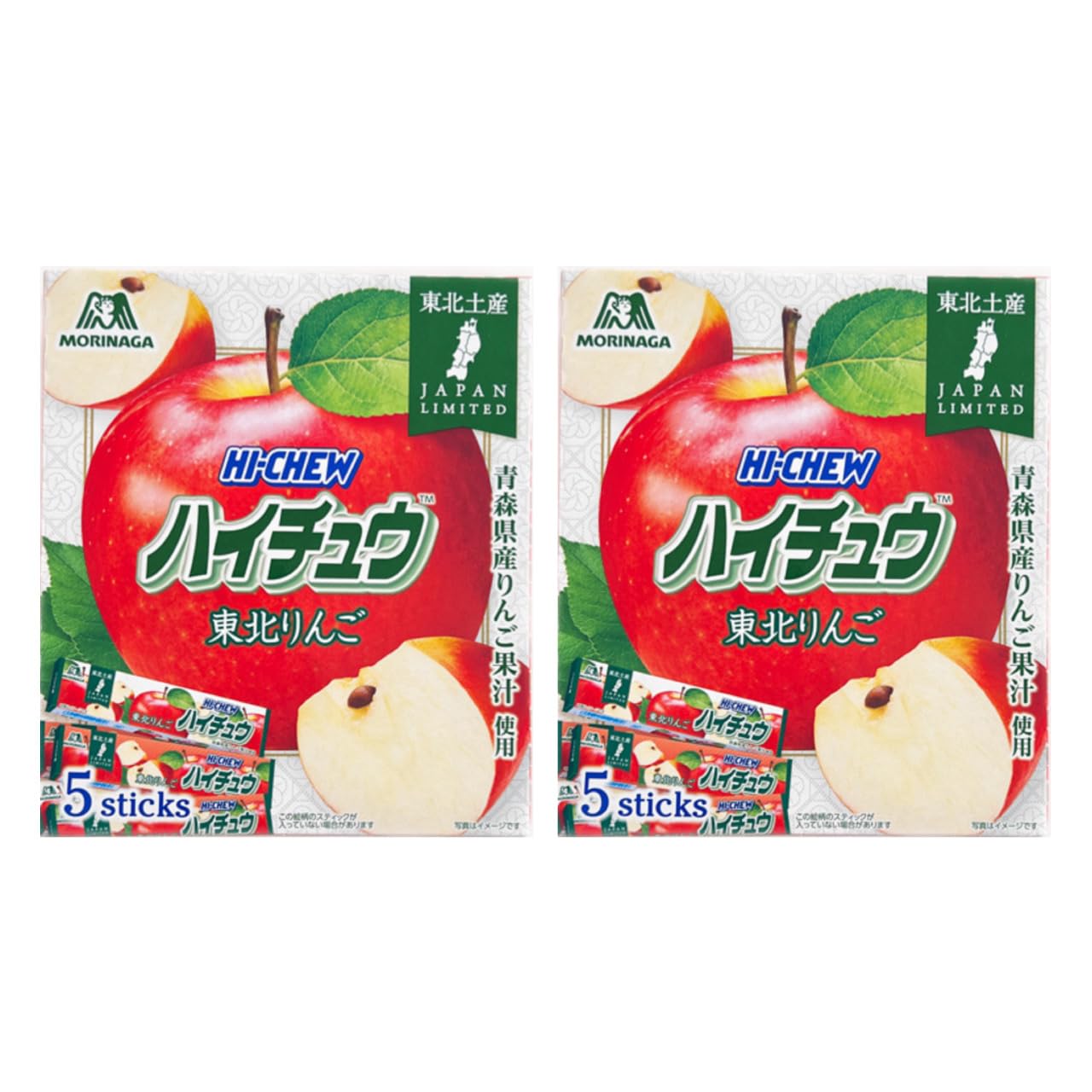 

Tohoku Apple 5 sticks x 2 boxes [Set sale] Hi-Chew
