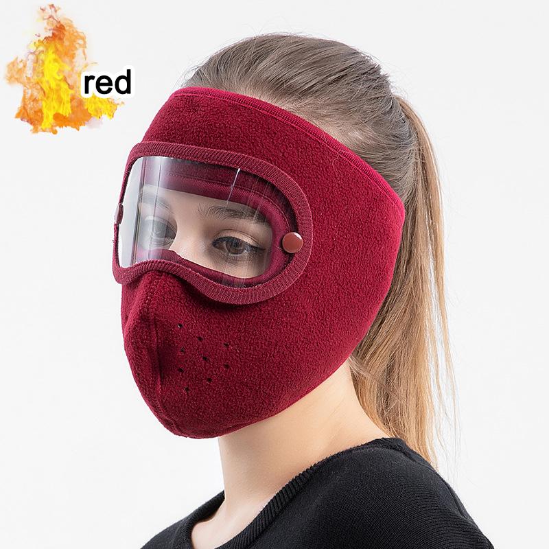 Cycling Full Face Mask Windproof Anti-fog Cycling Goggles Hood Mask Winter Cap Ski Breathable Masks Balaclava Motorcycle Mask