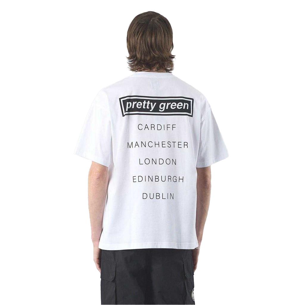 Pretty Green Mens Porsche Live Forever Tour T-Shirt