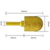 Diamond Grinding Burr Grinding Bit 6mm Shank Universal Grinding Mounted Point