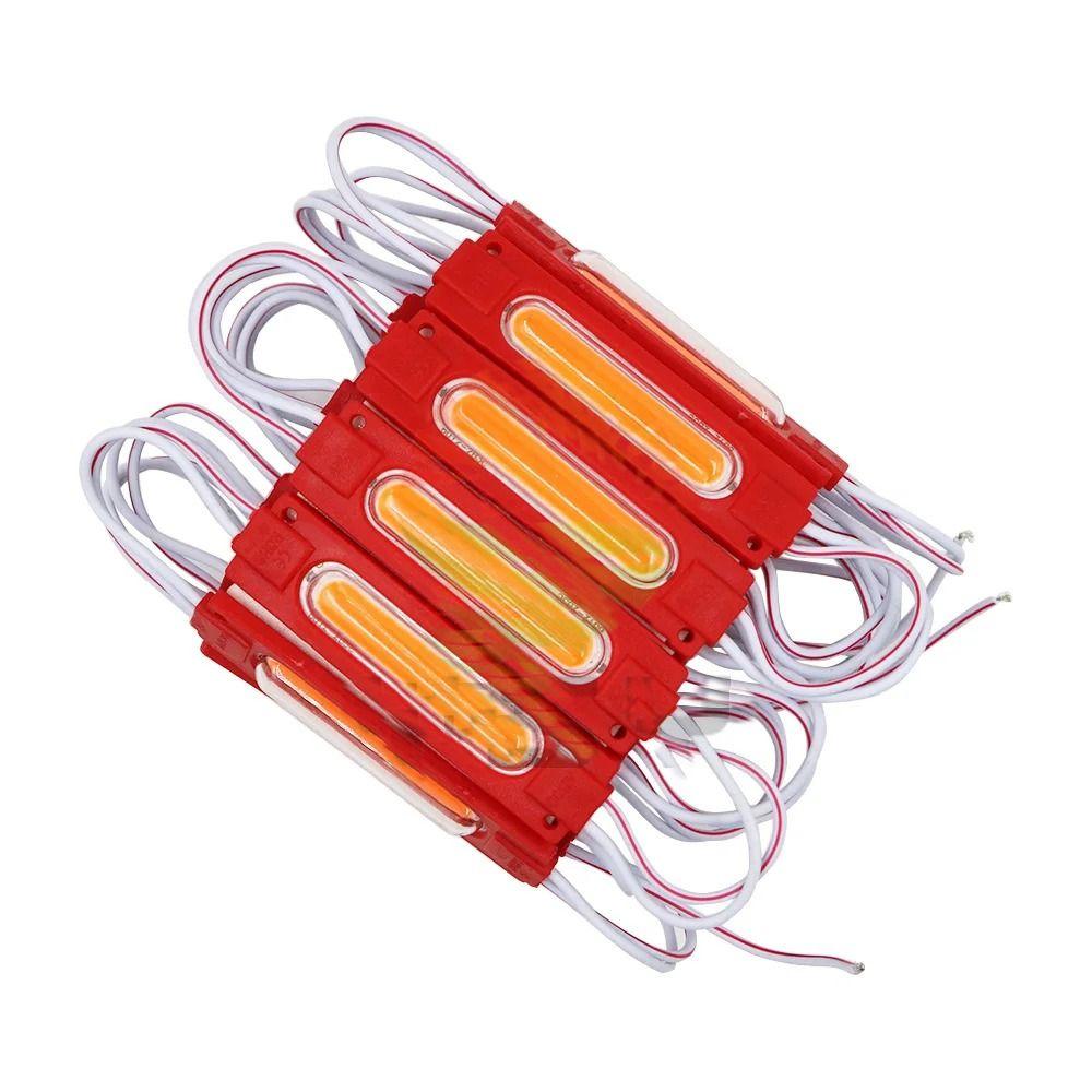 10pcs/lot 12V COB LED Module Waterproof Indicator Light Warning Lamp LED Back Light  Sign Channel