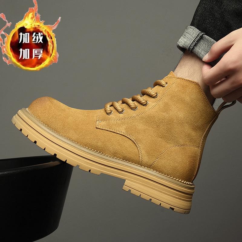 

Новые мужские низкие челси с острым носком, короткие кожаные ботинки, мужские ретро британские ботинки Мартина, трендовые 44