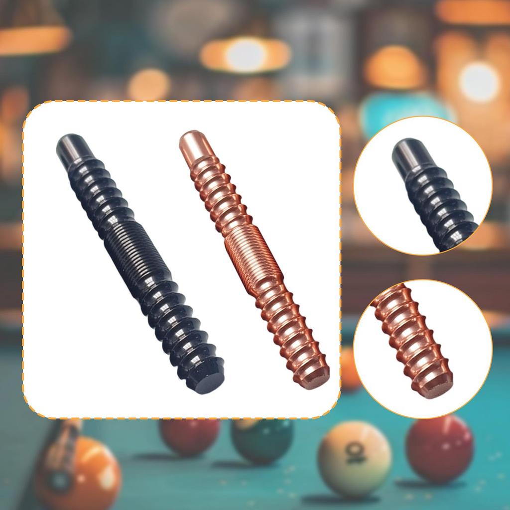 Billiard Cue Joint,3/8 * 8,Aluminum Alloy,Screws,Hardware Replacement Billiards Accessories Shaft Fittings Quickly Lock Joint