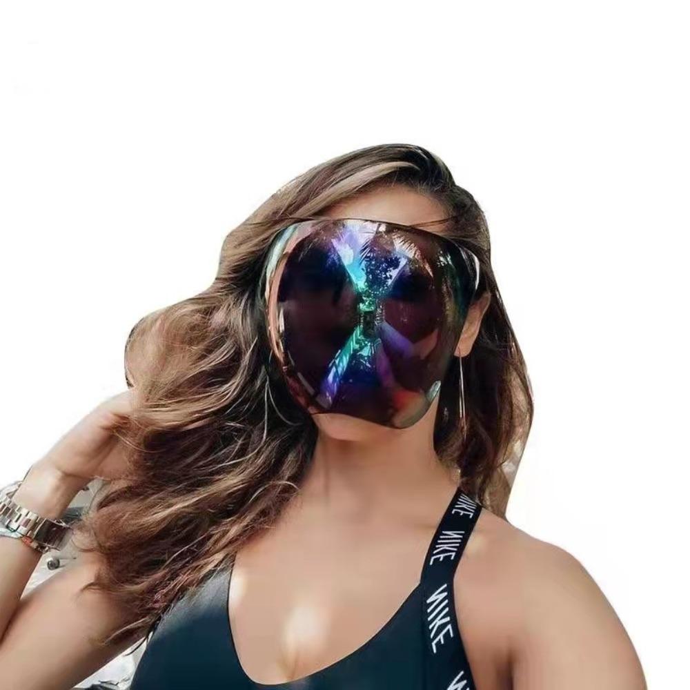 Protective Faceshield Sun Glasses Cycling Sunglasses Transparent Anti-fog Anti-splash Full Face Mask Face Cover Safety Googles