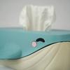 Tissue Box Cover Large Capacity Easy To Install Creative Whale Shaped 3D Printed Tissue Case Paper Holder