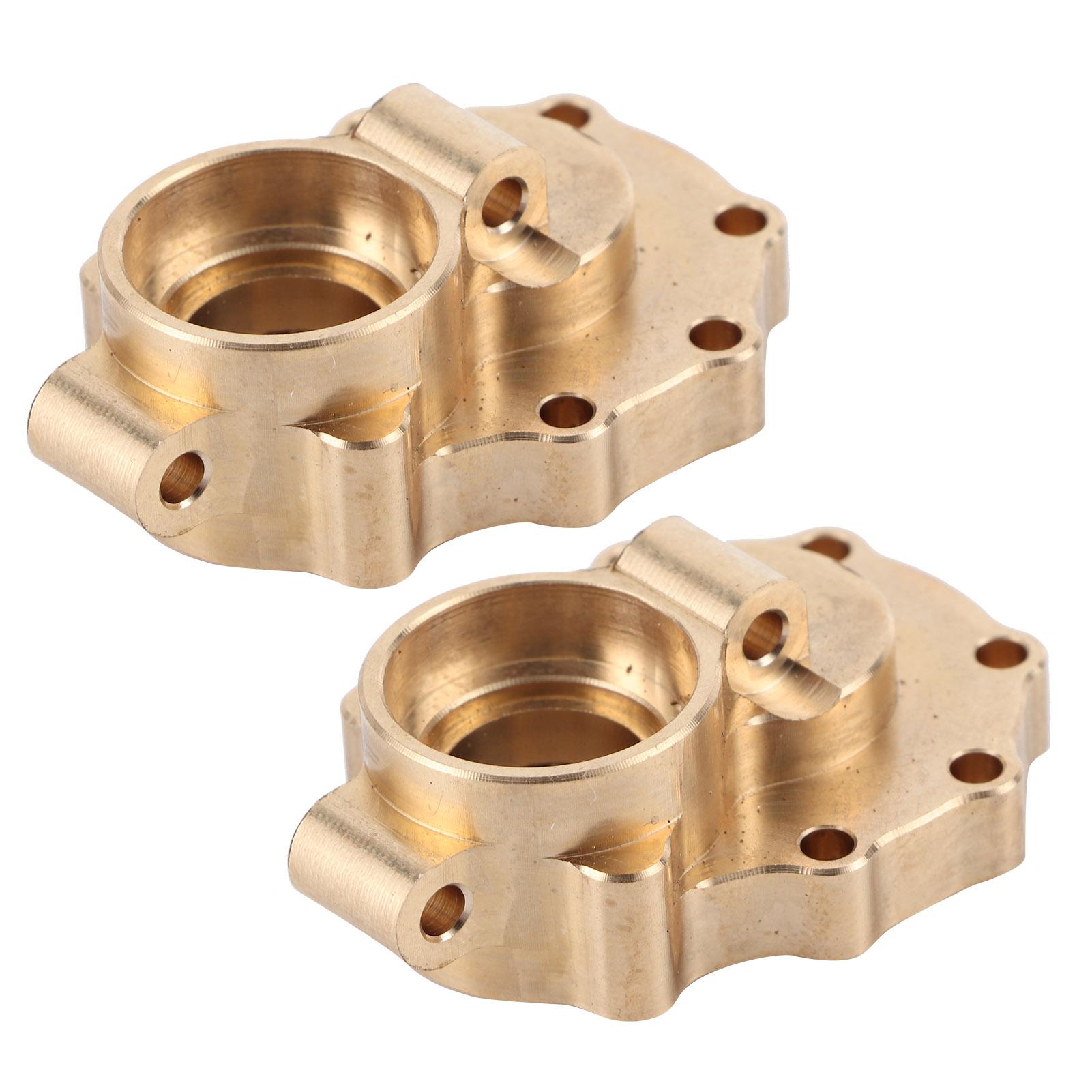 

1 пара передньої задньої латунної кришки порталу рульового кулака для TRAXXAS 820564 TRX4 RC Crawler