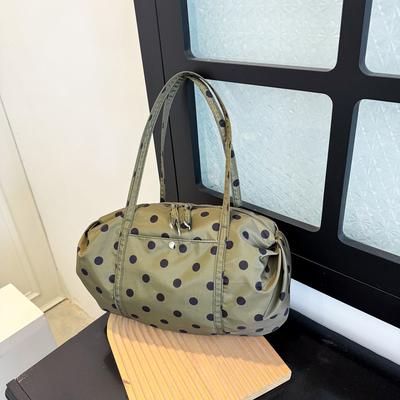 Polyester Dots Large Capacity Casual Tote Autumn/winter New Travel 2026 Fashi Bags for Women Portable Commuting Shoulder Bag