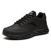 Anta Fabric Cushioning Slip Resistant Abrasion Resistant Lightweight Low top Casual Running Shoes Men's Black Sneakers 91835529-6