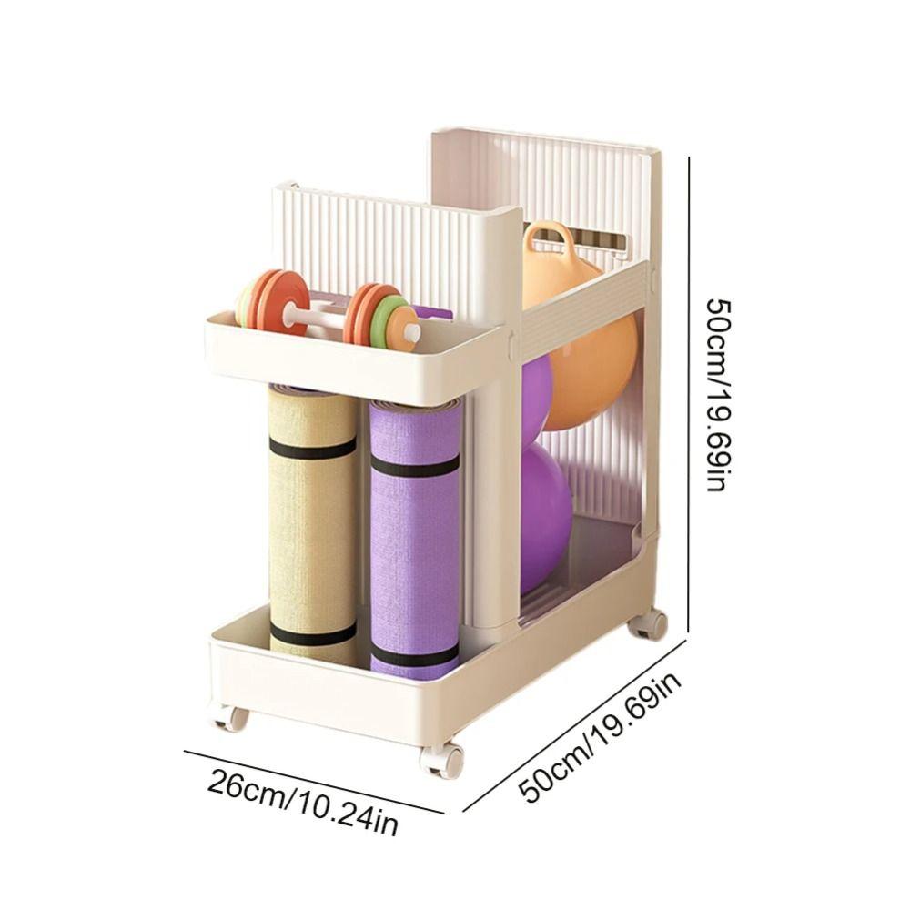 Save Space Yoga Mat Storage Basket Multi-functional Fitness Equipment Organizer  Home