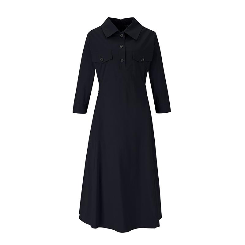 VISITINNEWYORK Half Open Shirt Dress (Vz4Op25)