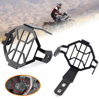 2 stücke Motorrad Nebelscheinwerfer Schutz Aluminium LED Lampe Protector Nebelscheinwerfer Schutz Abdeckung Einfache Befestigung verwendet für R1200GS R1250GS
