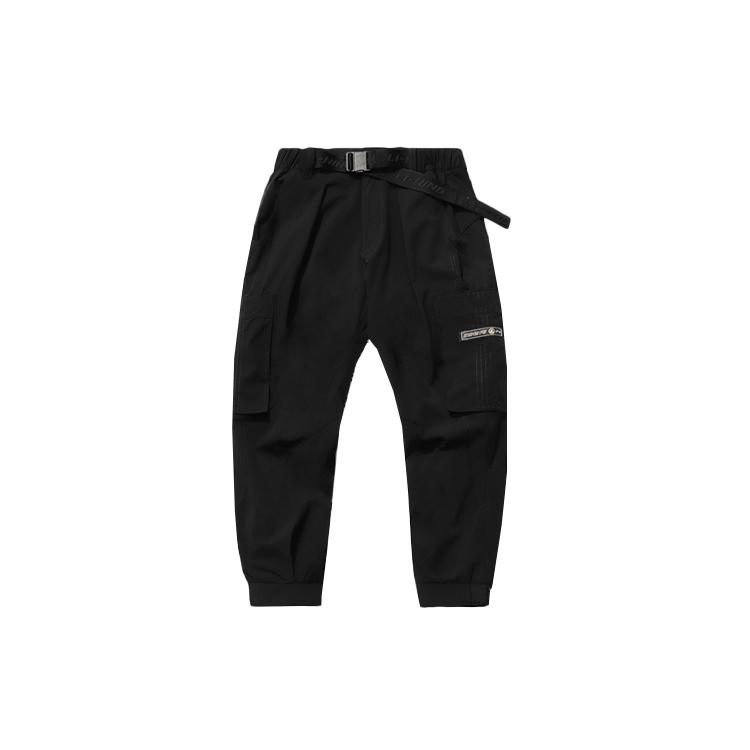 Li Ning Cargo Pants Men s Black Moderate AKXR085-1 XL