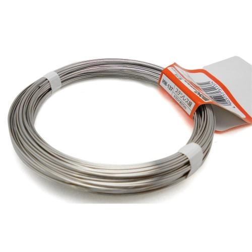 Wake Sangyo Stainless Steel Wire, Silver, #20 x 25m, for Crafts, Hobbies, and Repairs, HW-137