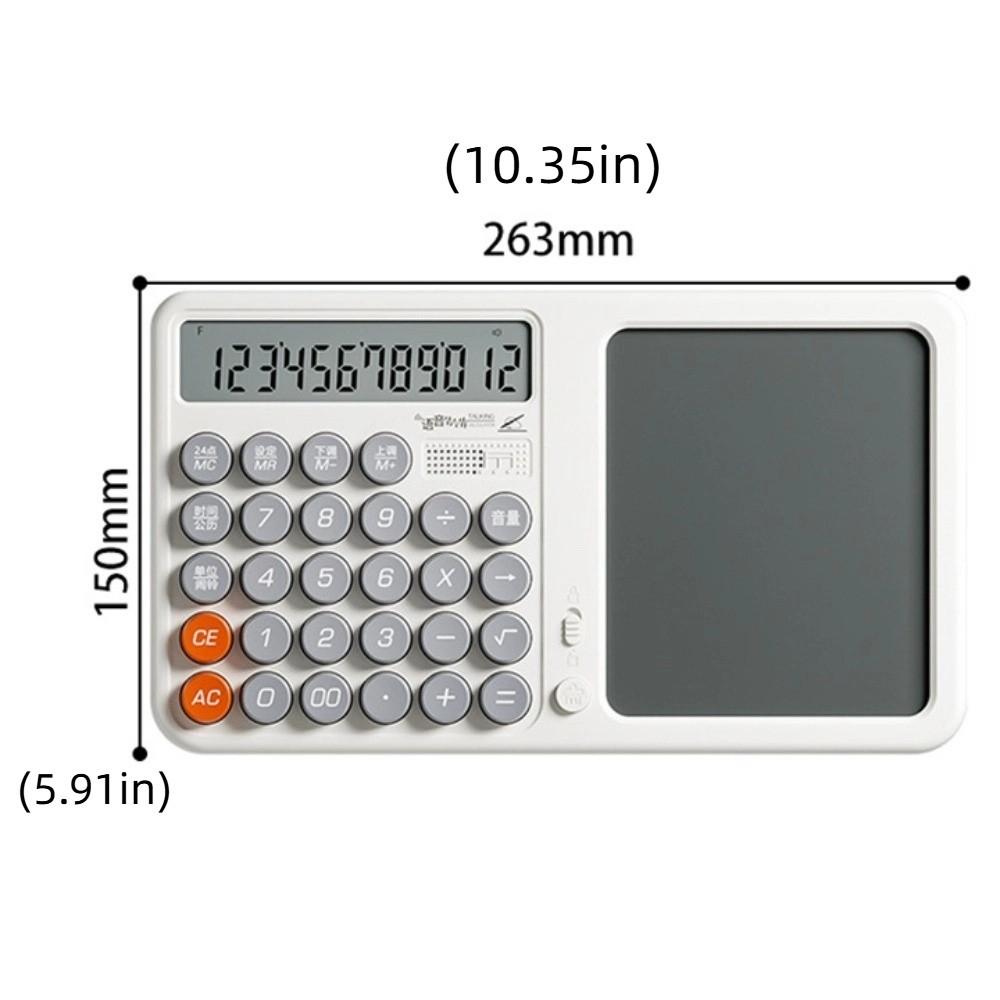 Large Display Calculator with Notepad Digital Writing Tablet Calculator  Students Stationery