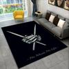3D Drum Kit Music Instruments Area Large Carpet Rug for Home Living Room Bedroom Doormat DecorArea Rug Carpet Non-slip Floor Mat