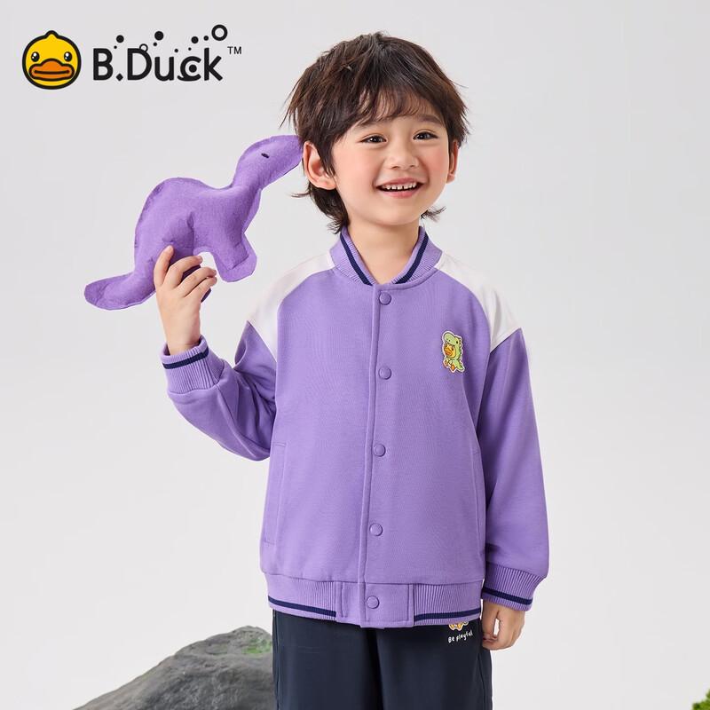 B.Duck Boys' Spring Autumn Baseball Jacket