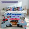3pcs Custom Name Juice WRLD Set,Includes 1 Duvet Cover and 2 Pillowcases,All-season Bedroom Decor