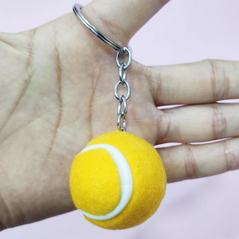 3.8cm Tennis Keychain Charms: Sports Gifts & Accessories