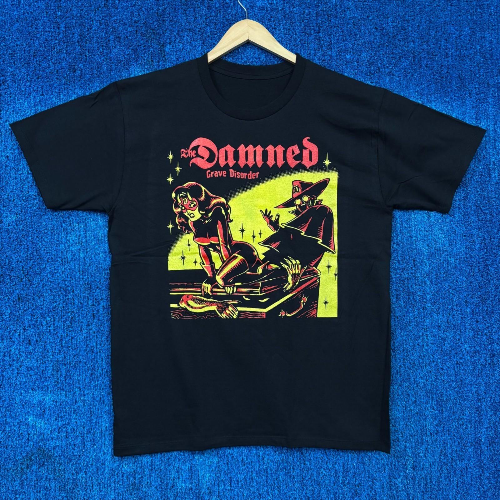 The Dammed “Grave Disorder” Rock Band Graphic T-Shirt Size Large XL
