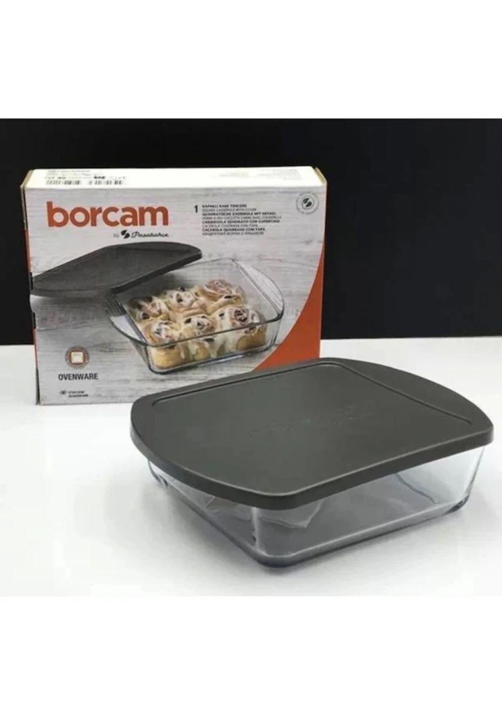 

Paşabahçe 59854 Gray Plastic Lid Borcam Oven Tray 21x16 cm 1040 cc